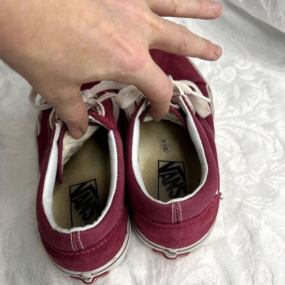 VANS Old Skool Lace Up Sneakers Fuchsia Women 5.5 Men 4 - Picture 6 of 9